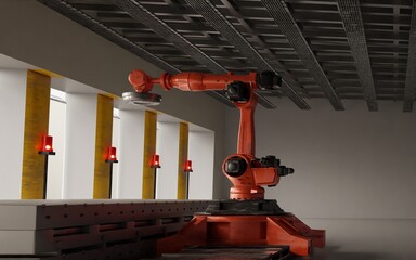 Robot arm Industrial technology Arm Robot AI manufacture Box product manufacturing industry...