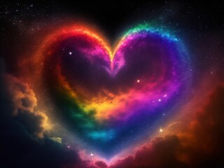 pride heart in the sky, Generative Ai