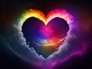 pride heart in the sky, Generative Ai