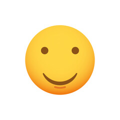 Smiley face. Vector smiling emoticon emoji icon