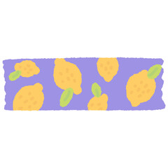 lemon tape doodle