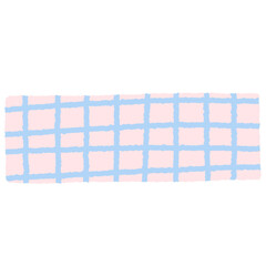 pink blue stripe tape doodle