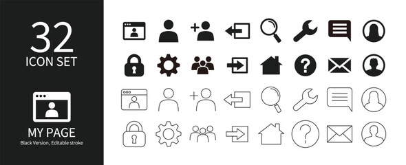Icon set associated with your account