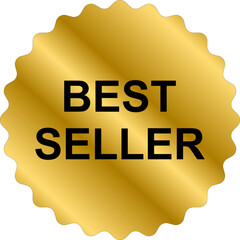 Best seller label icon for graphic design, logo, website, social media, mobile app, UI illustration