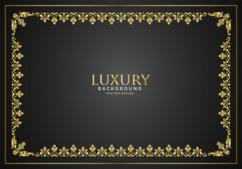 Premium Gold luxury decorative black golden frames