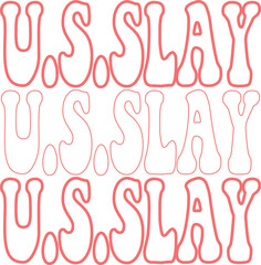 us slay 4th july svg
