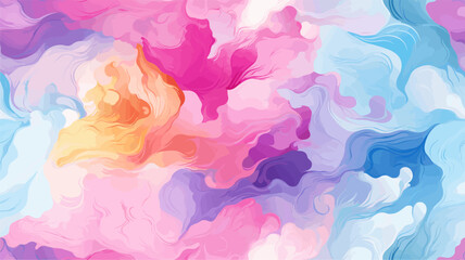 Abstract multicolored background. Blending watercolor paints. Vector illustration for design. Cover background, invitation background, packaging design, wall drawings, fabric and printing.