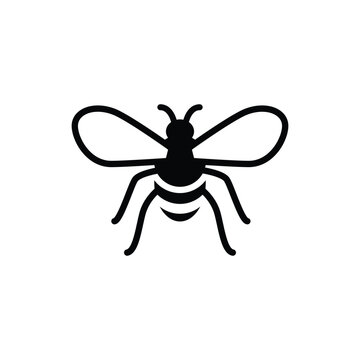 Bee icon design inspiration, vector art