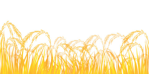 米　稲　秋　風景　背景 © J BOY