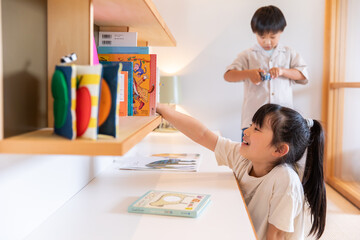 子供部屋の風景　children's room scenery