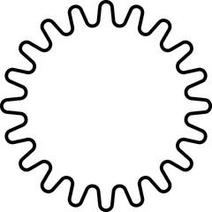 Starburst line sticker - collection of special offer sale oval and round shaped sunburst labels and badges. Promo stickers with star edges. Vector.