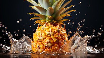 pineapple split, UHD, 8k