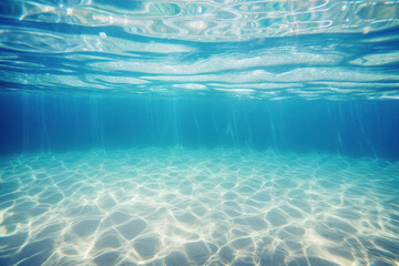 Blue and surface underwater background