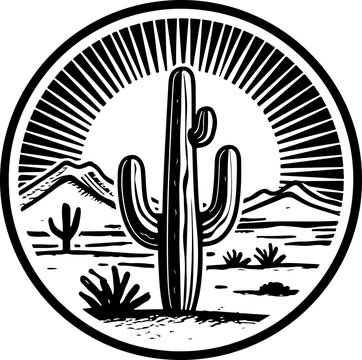 Desert Cactus SVG, Cactus SVG, Cactus Silhouette SVG, Cactus Tumbler Svg, Cactus Earring Svg, Arizona Cactus Svg, Desert Svg