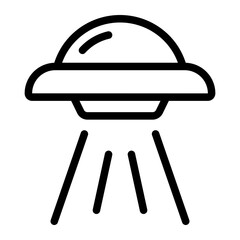 ufo line icon