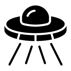 ufo glyph icon