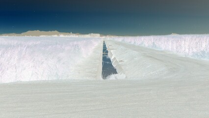 corn field and mountains negative photo