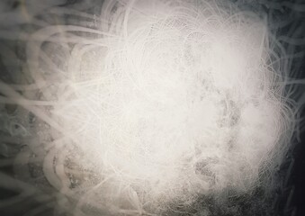 smoke swirling in the dark