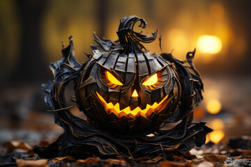 Explore various origami designs inspired by Halloween, such as a paper pumpkin or a spooky ghost