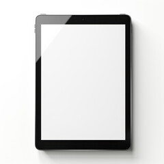 Tablet isolated on white background,ai generative