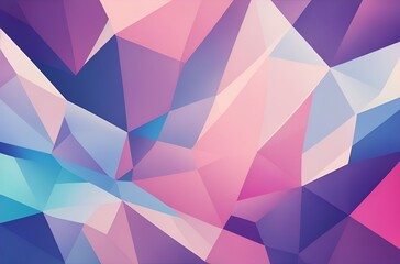 Obraz premium Abstract geometric pattern of polygon. Generative AI.
