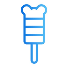 ice cream gradient icon