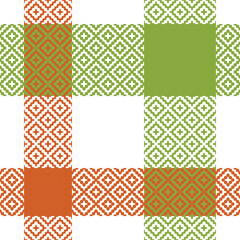 Plaid Pattern Seamless. Classic Plaid Tartan Seamless Tartan Illustration Vector Set for Scarf, Blanket, Other Modern Spring Summer Autumn Winter Holiday Fabric Print.