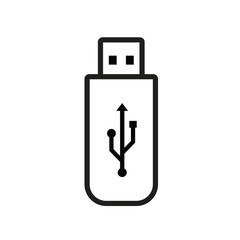 usb flash drive vector icon