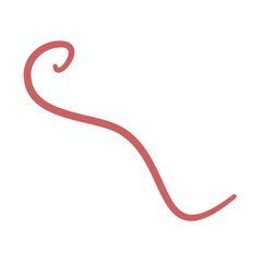 Orange Abstract Graffiti