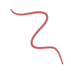 Orange Abstract Graffiti