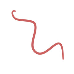 Orange Abstract Graffiti