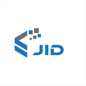 JID letter technology logo design on white background. JID creative initials letter IT logo concept. JID setting shape design.
