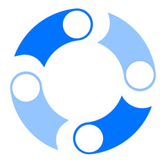 Fototapeta premium Creative Process Diagram