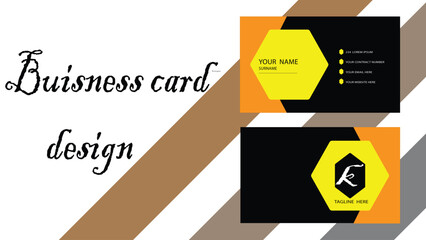 Business card design