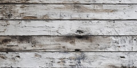 Obraz na płótnie Canvas Wood panel texture white board background copy space, AI Generated