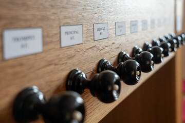 Orgel Spieltisch Register Manual