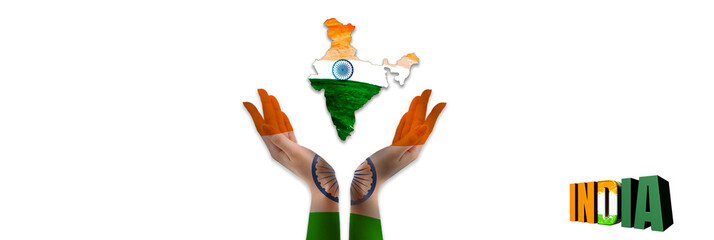 Background for indian Republic and Independence Day of India