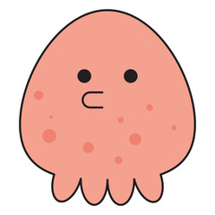 marine life cute element animal life in under sea world underwater