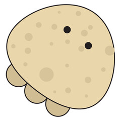 marine life cute element animal life in under sea world underwater