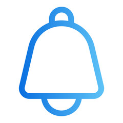 Obraz premium bell gradient icon