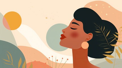 Whispering Affirmations: Minimalistic Graphics Inspiring Positive Self-Talk in Mental Health | generative ai