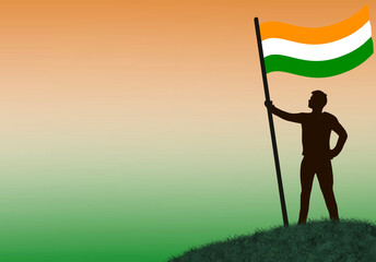 Happy Independence Day of India background -  Republic day of India background
