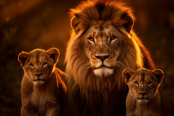 detailed portrait of a wild animal in nature.  