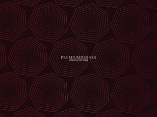 Minimalist red premium abstract background with luxury geometric elements. Exclusive wallpaper design for posters, flyers, presentations, websites, etc.