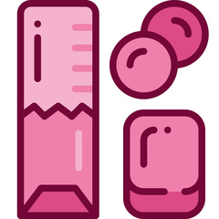 chewing gum two tone icon