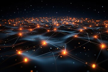 Modern Responsive Particles Network Background