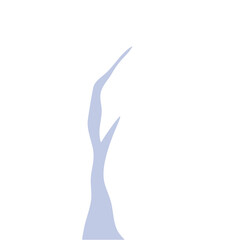 Hand Drawn Winter Tree Wtihout Leaves