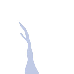 Hand Drawn Winter Tree Wtihout Leaves