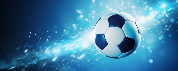 Football Advertising Background, Soccer Tournament Competition and Training For Social Media Post. Generative Ai
