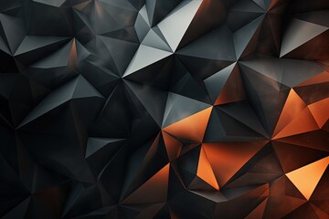 Metallic Low-Poly Abstract Background